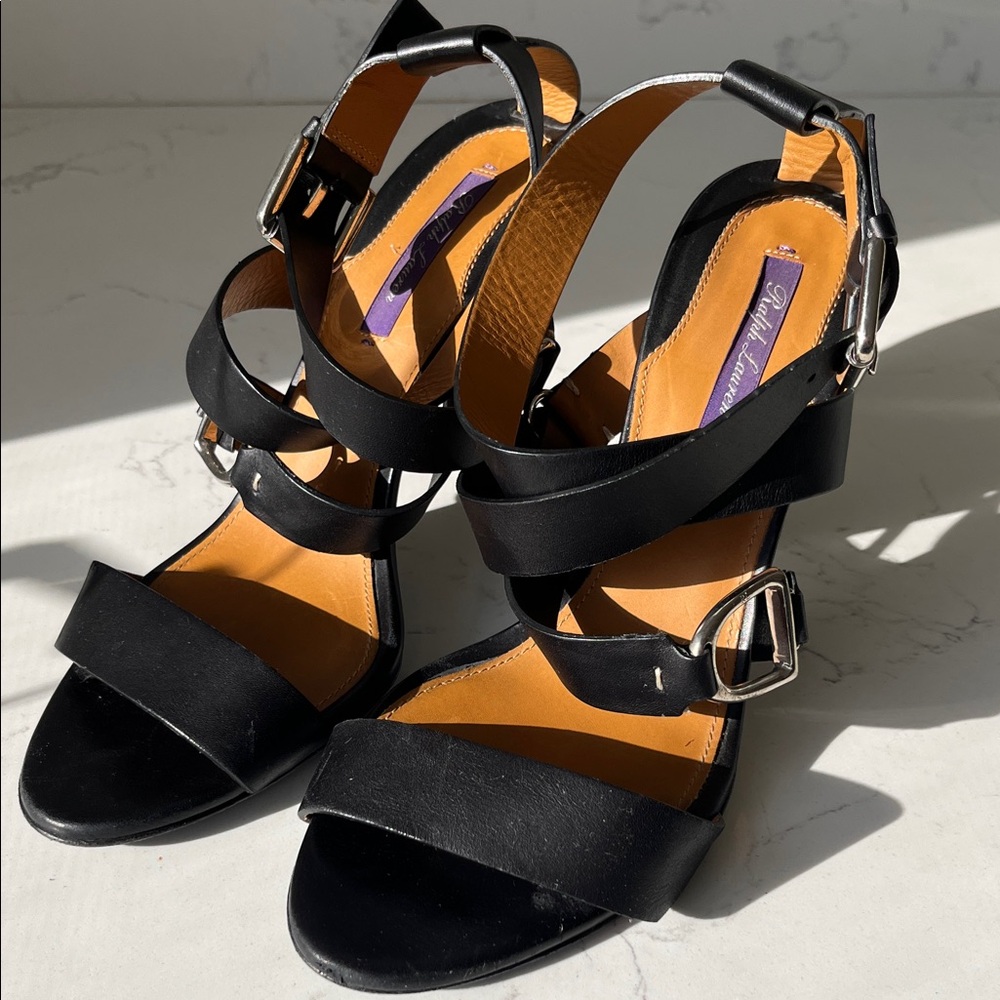 Ralph Lauren Purple Label Black Leather Shoes - Sz 9.5